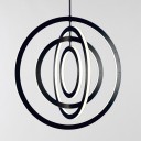 Roll & Hill - Halo Chandelier - Vertical, 4 Rings